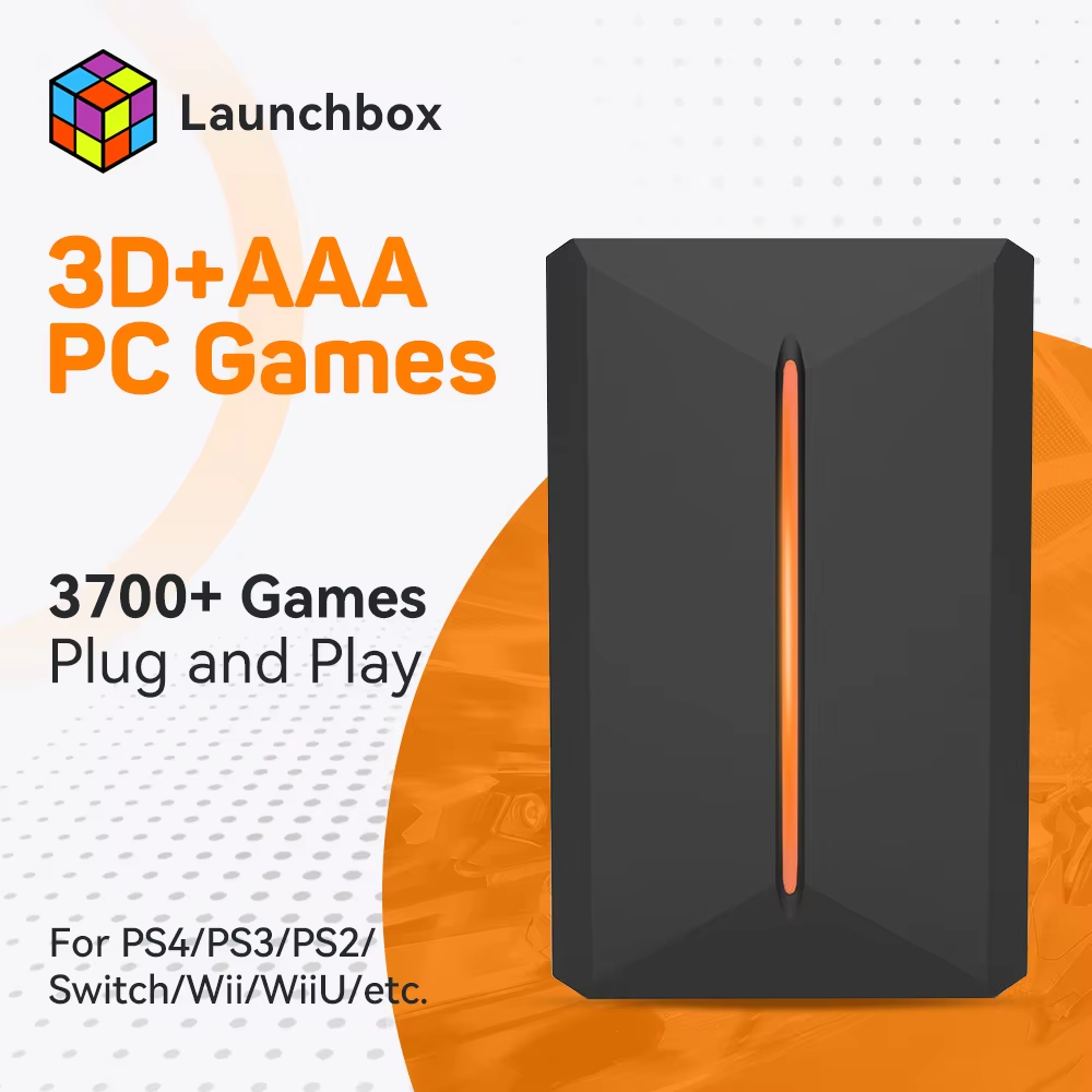 Pc Gaming Aaa - Launchbox 500G Gaming HDD voor PS4/PS3/Switch/PS2/PS1/WII/WIIU
