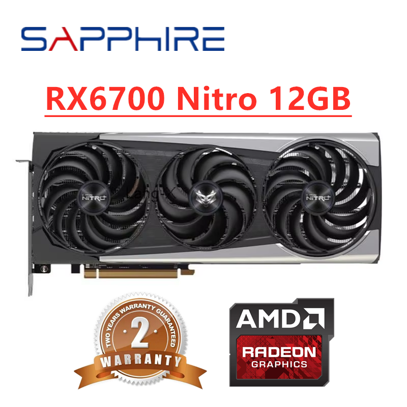 No Rgb Gaming Pc - GPU Sapphire RX 6700 XT 6700XT