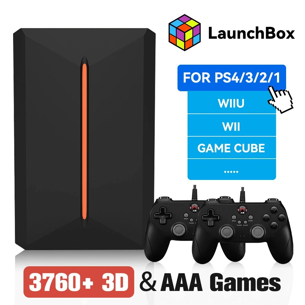 Pc Gaming Aaa - 3760 + 3d/Aaa Games Voor Ps4/Ps3/Ps2/Switch/Wii/Wiiu/N64/Dc