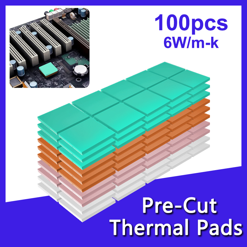 M.2 Ssd Heatsink - 100-Pack Thermisch Geleidende Siliconen Pads M.2