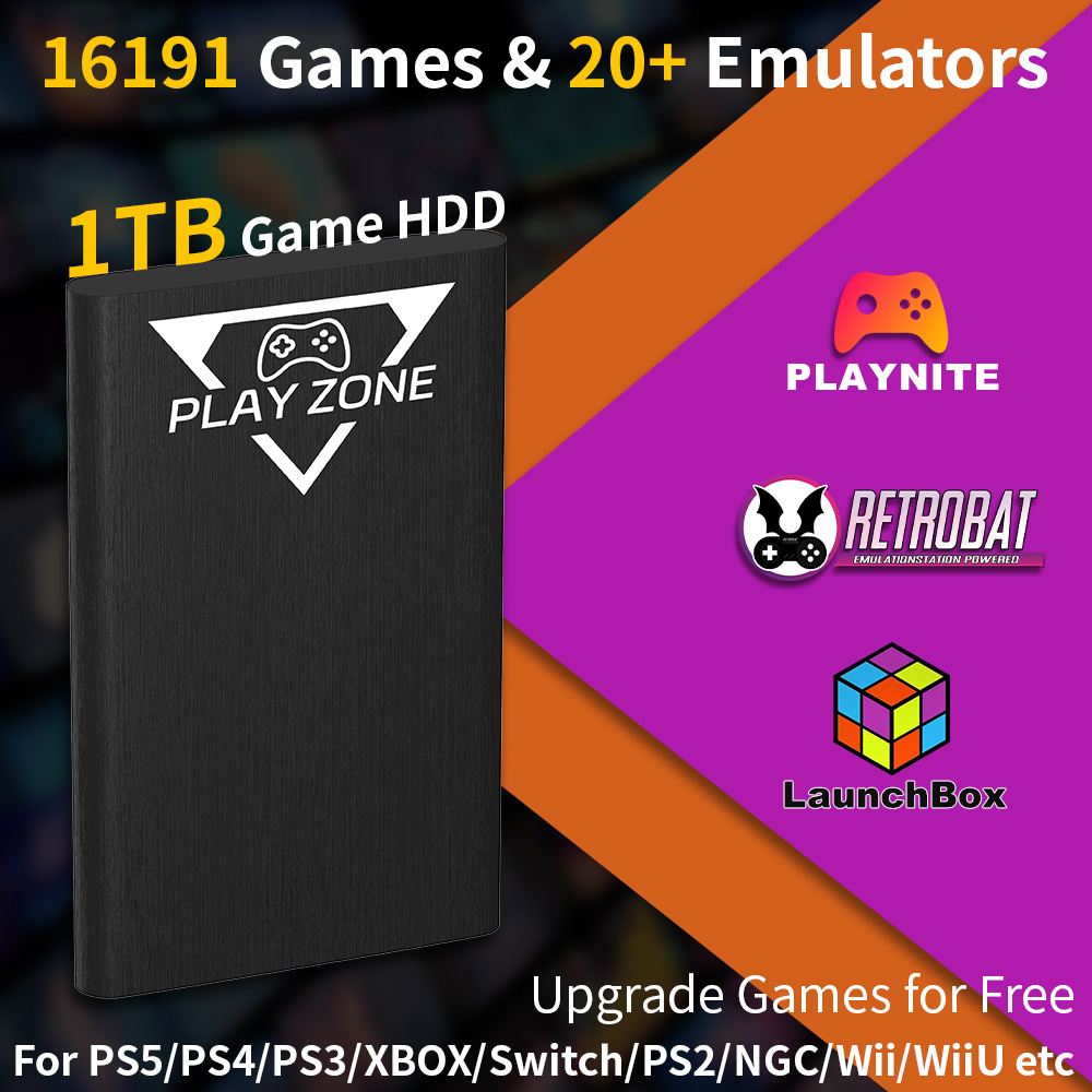 Pc Gaming Aaa - Play Zone 1TB draagbare gaming-harde schijf
