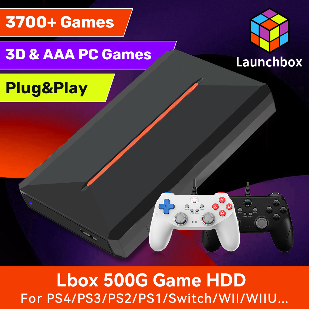 Pc Gaming Aaa - Launchbox 500G Gaming Harde Schijf Emulator