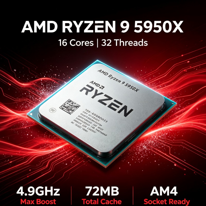Amd Cpu Ryzen 9 - AM4-processor AMD Ryzen 9 5950X 16-core
