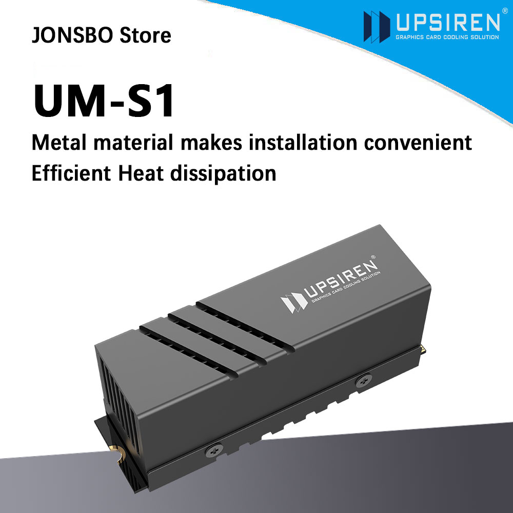 M.2 Ssd Heatsink - UPSIREN UM-S1 2280 Zwart SSD-koellichaam/Materiaal van