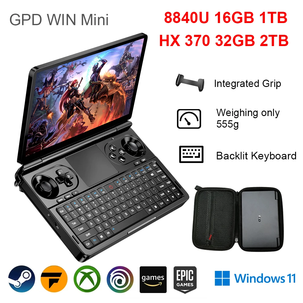 GPD WIN Mini Player 7 inch sch - Pc Gaming Ram 32Gb recensie en prijs