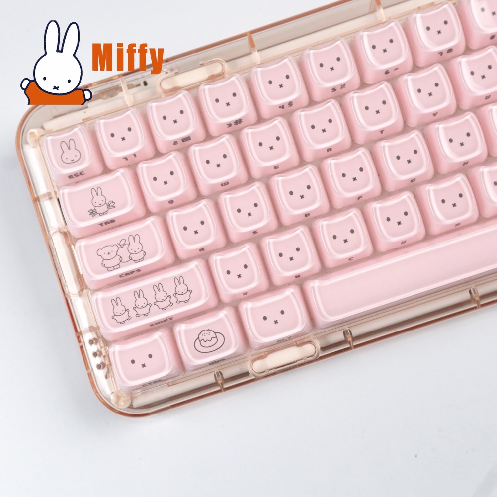 Kawaii Miffy Keycaps Schattig  - Pc Gaming Gratis recensie en prijs