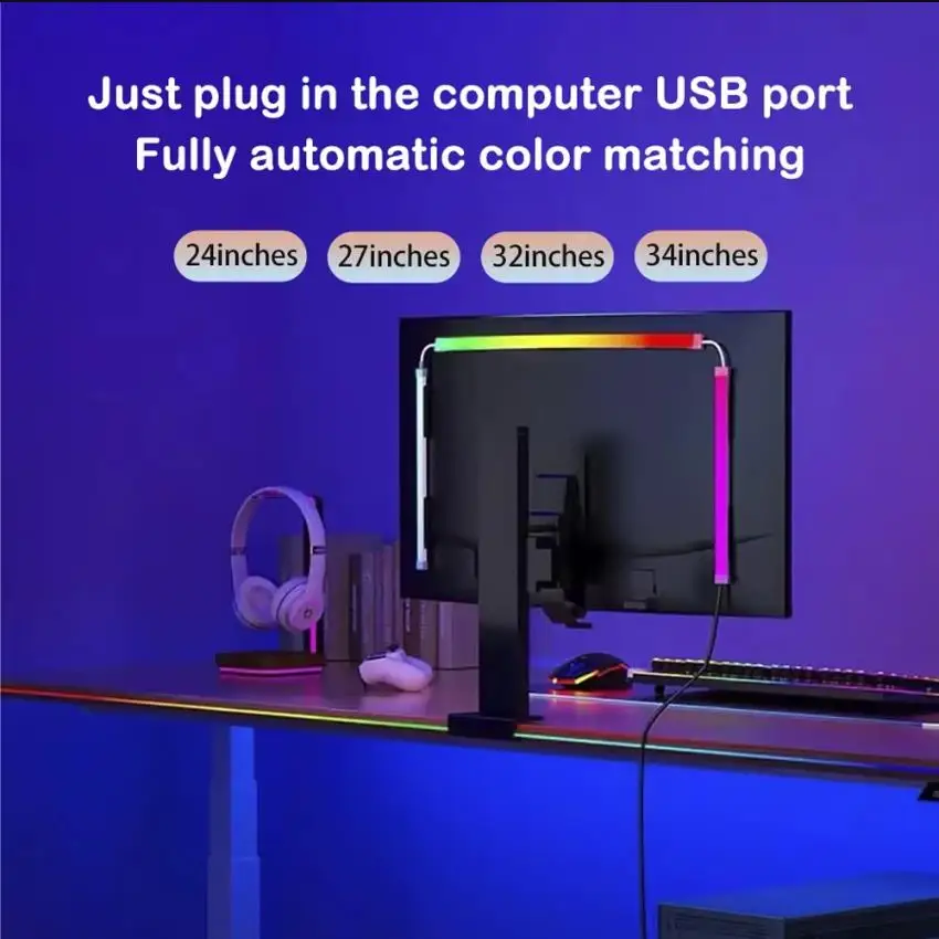 Computerscherm Lichtstrip Moni - No Rgb Gaming Pc recensie en prijs