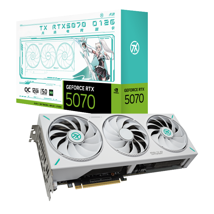 2025 TX-RTX5070-O12G GDDR7 OC  - Pc Gaming Nvidia recensie en prijs