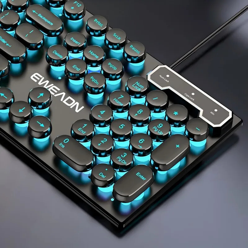 Retro Punk mechanisch toetsenb - No Rgb Gaming Pc recensie en prijs