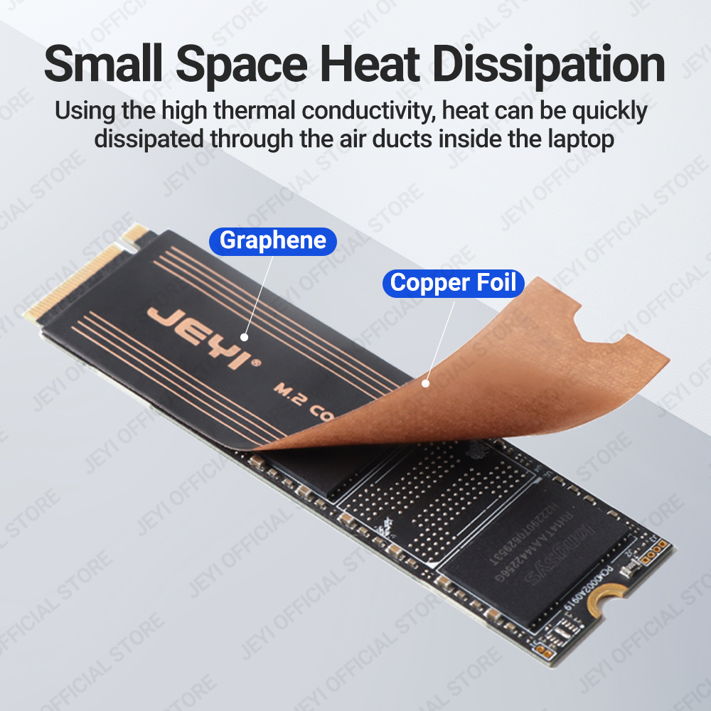 JEYI Grafeen 2280 2242 2230 M. - M.2 Ssd Heatsink recensie en prijs