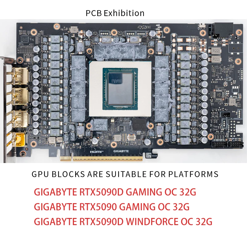Bykski N-GV5090DWF-X GPU Blok  - No Rgb Gaming Pc recensie en prijs