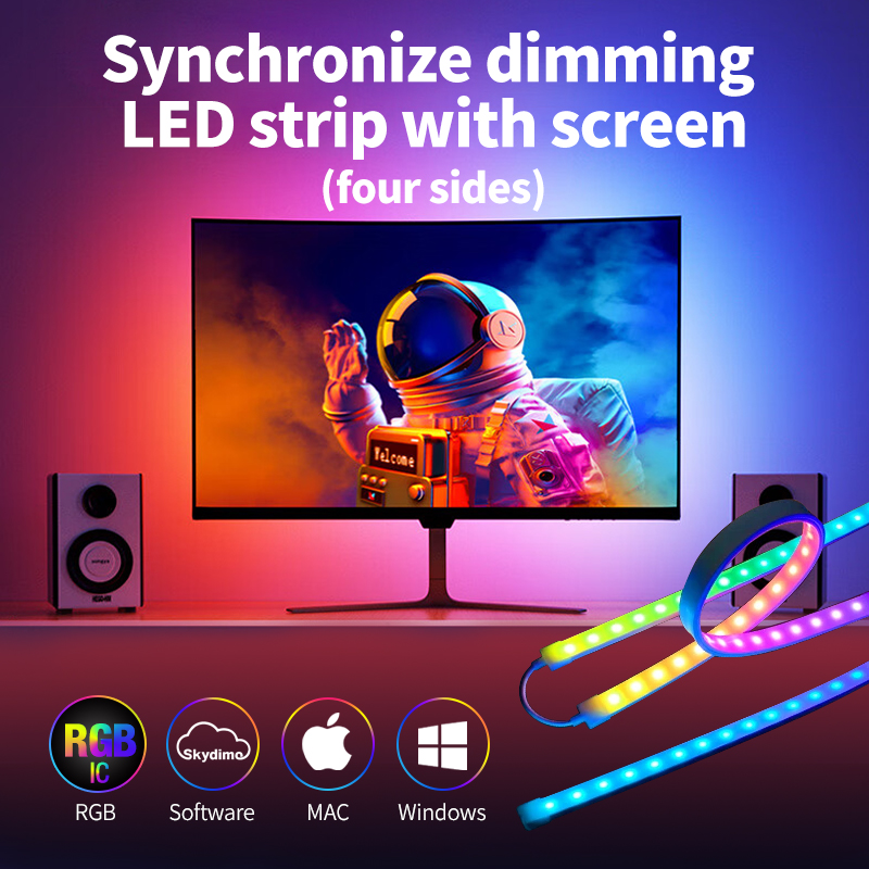 RGB Smart LED Monitor Backligh - No Rgb Gaming Pc recensie en prijs