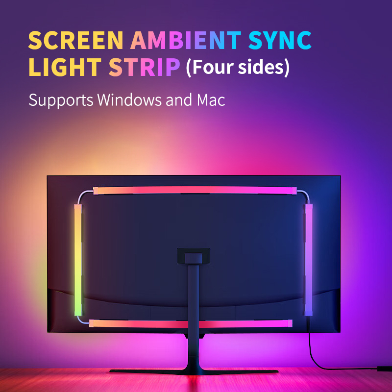 RGB Smart LED Monitor Backligh - No Rgb Gaming Pc recensie en prijs