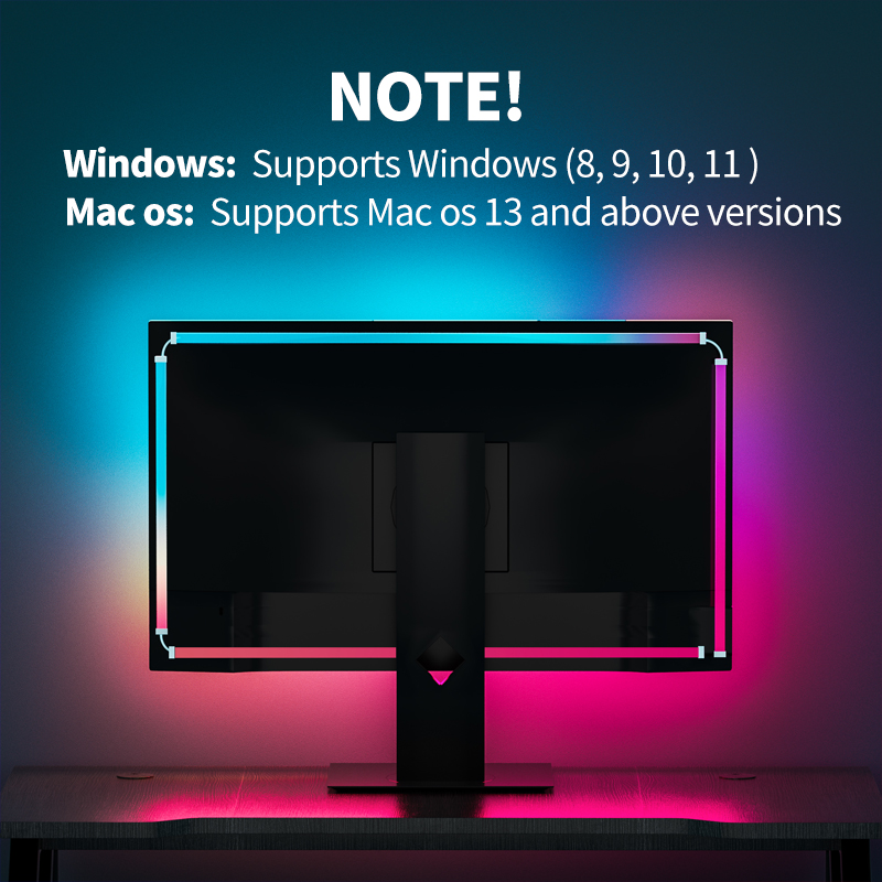 RGB Smart LED Monitor Backligh - No Rgb Gaming Pc recensie en prijs