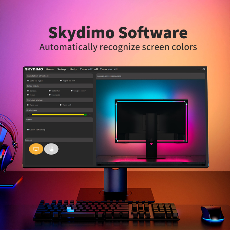 RGB Smart LED Monitor Backligh - No Rgb Gaming Pc recensie en prijs