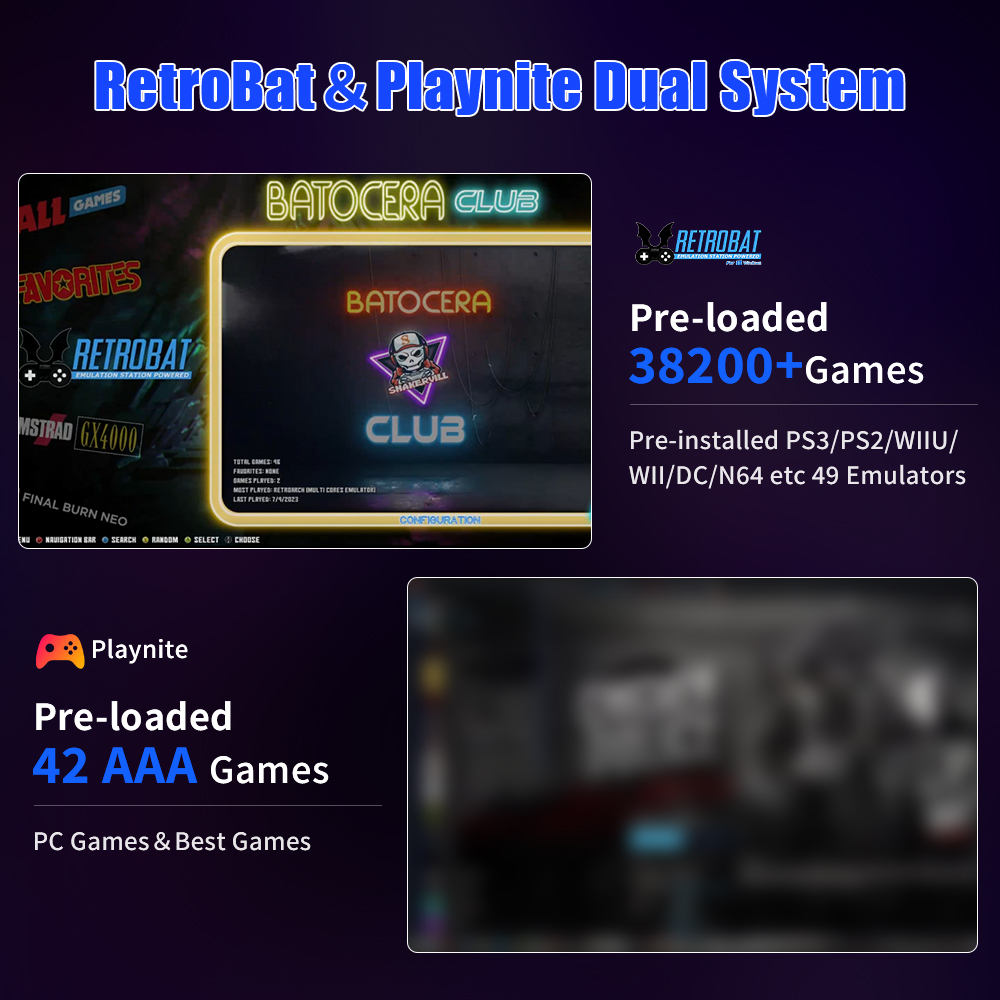 Retrobat & Playnite Gaming Hdd - Pc Gaming Aaa recensie en prijs