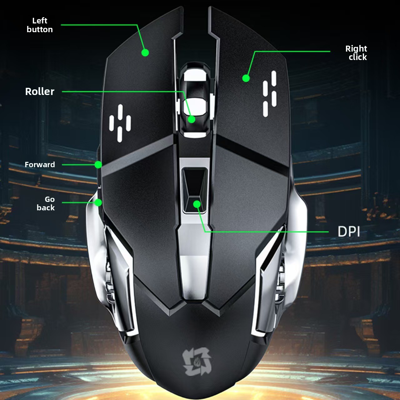 Oplaadbare draadloze gamingmui - Wireless Gaming Mouse recensie en prijs