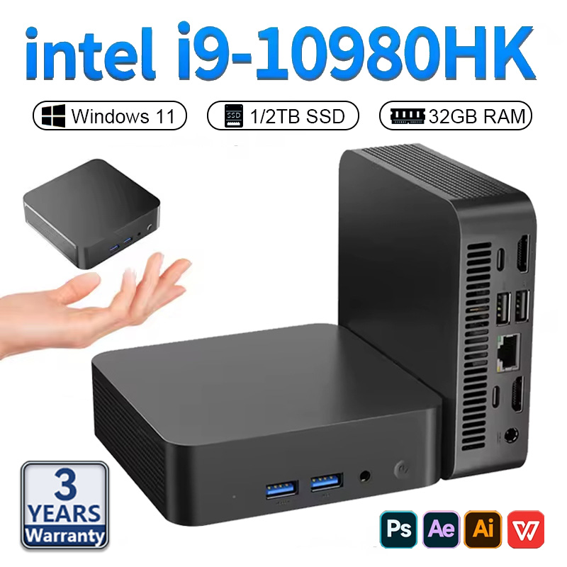 MINI PC Windows 11 Pro Core i9 - Pc Gaming Ram 32Gb recensie en prijs