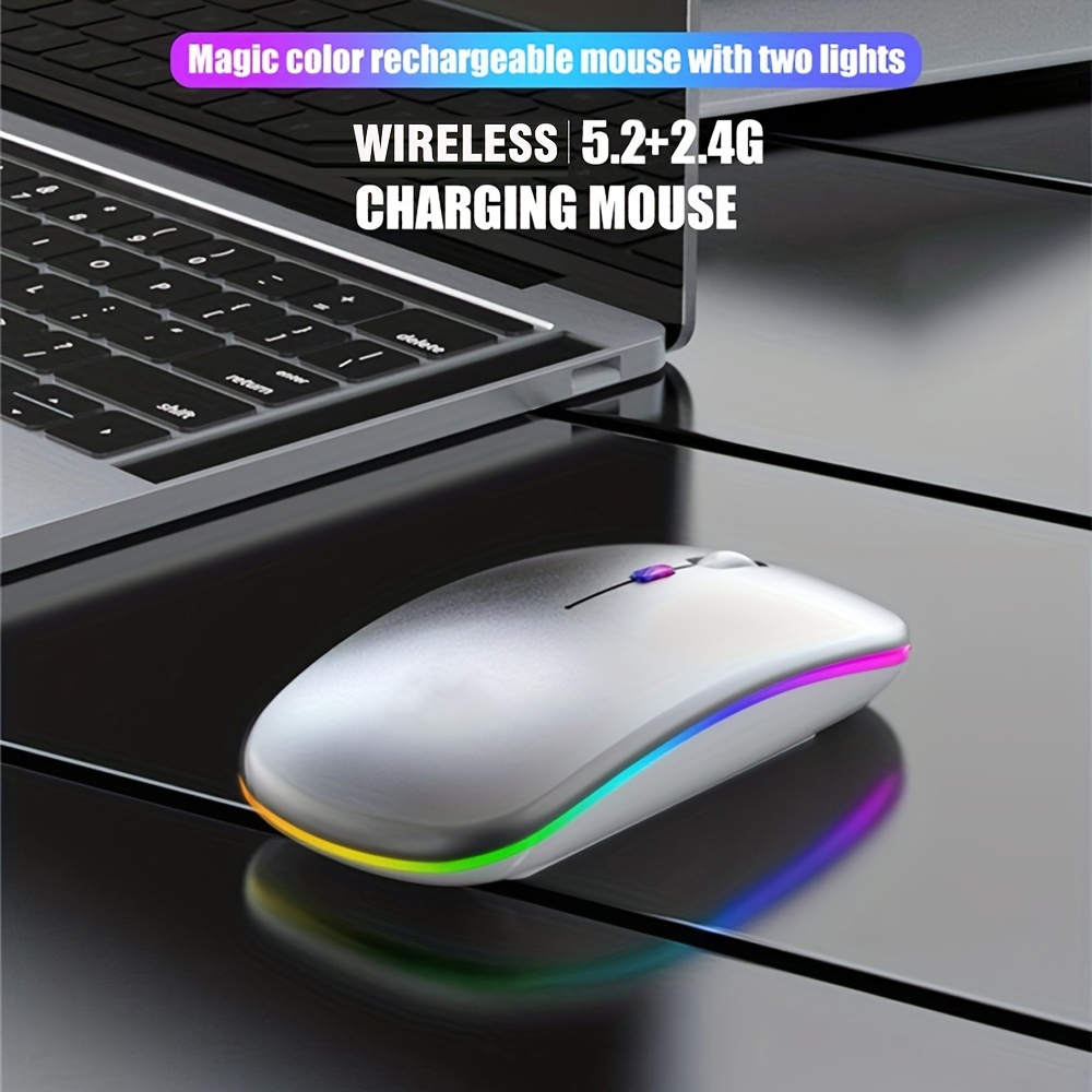Draadloze Muis RGB Oplaadbare  - No Rgb Gaming Pc recensie en prijs