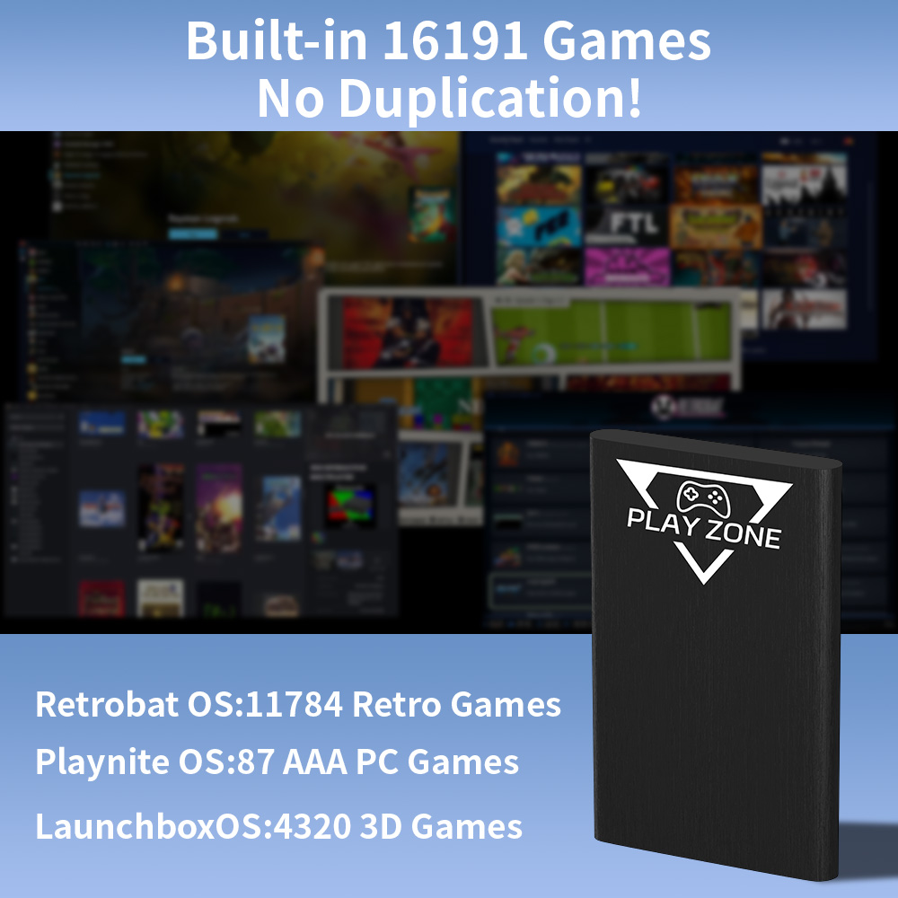 Play Zone 1TB draagbare gaming - Pc Gaming Aaa recensie en prijs