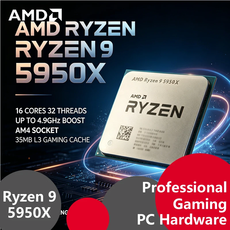 AMD Ryzen 9 5950X Zen3 AM4 Tra - Amd Cpu Ryzen 9 recensie en prijs