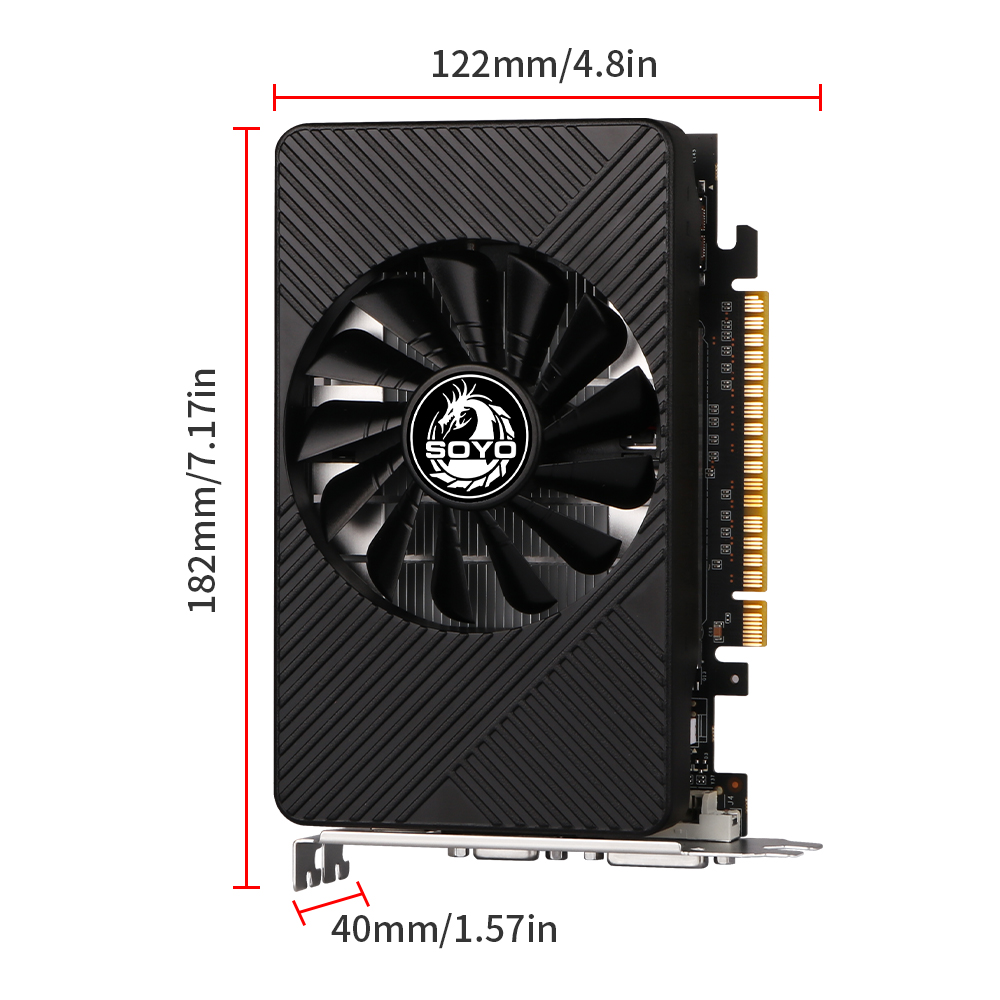 SOYO GTX 550TI GDDR5 Grafische - Pc Gaming Nvidia recensie en prijs