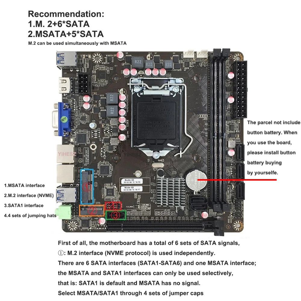 B365 Mini-ITX moederbord LGA 1 - No Rgb Gaming Pc recensie en prijs