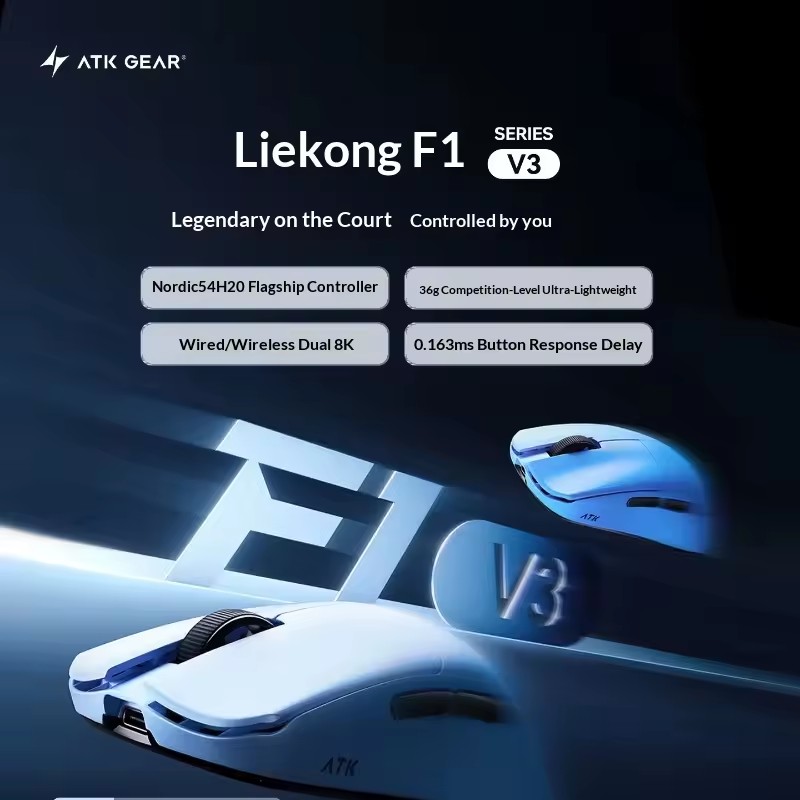 ATK F1 V2/V3 Tri Mode Draadloz - Wireless Gaming Mouse recensie en prijs