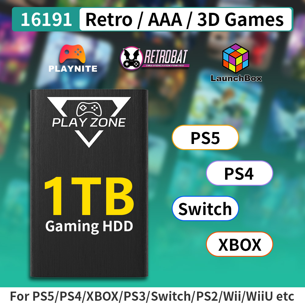 1TB Gaming HDD Launchbox&Playn - Pc Gaming Aaa recensie en prijs