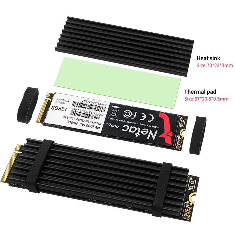 M.2 SSD Heatsink Aluminium Rad - M.2 Ssd Heatsink recensie en prijs