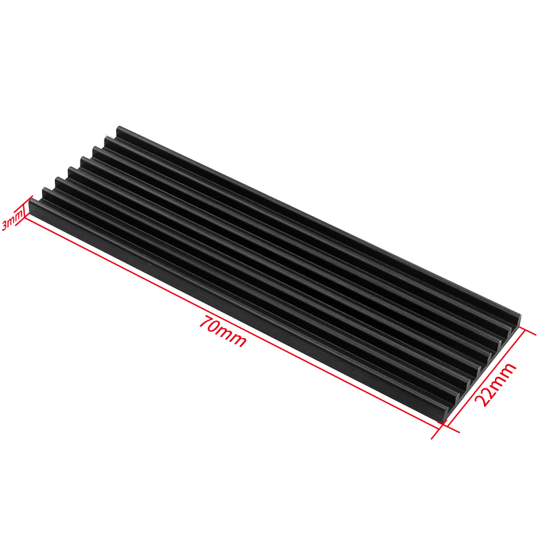 M.2 SSD Heatsink Aluminium Rad - M.2 Ssd Heatsink recensie en prijs