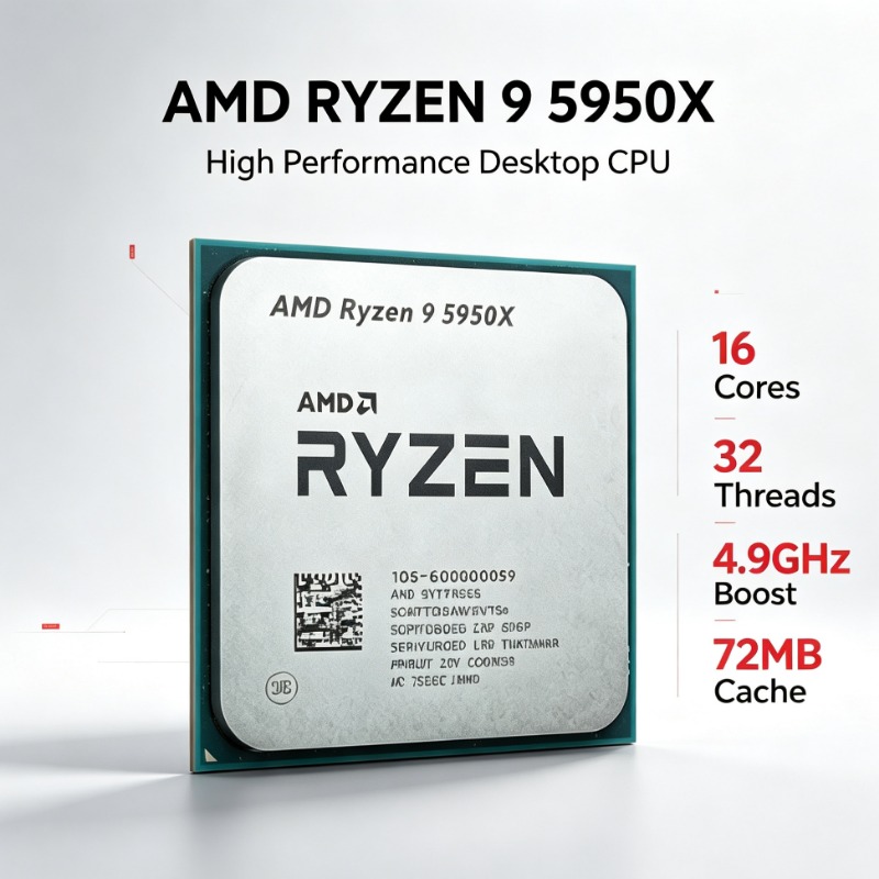 AM4-processor AMD Ryzen 9 5950 - Amd Cpu Ryzen 9 recensie en prijs